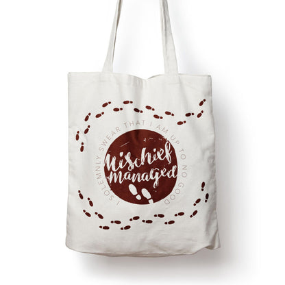 Bolsa tote de algodón Harry Potter con diseño del Mapa del Merodeador
