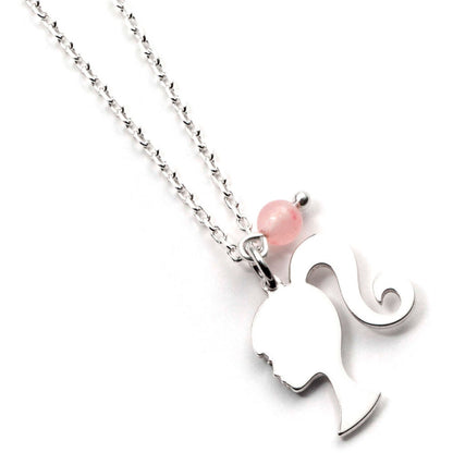 Colgante Silhouette Barbie de plata de ley 925 con cadena - 2