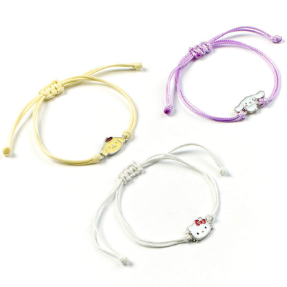 Set de tres pulseras Hello Kitty & Friends con Hello Kitty, Cinnamon Roll y Pompompurin - 2