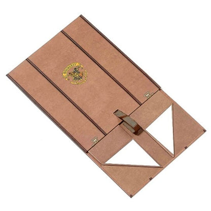 Caja regalo maleta Harry Potter M con emblema de Hogwarts y lazo marrón - 2