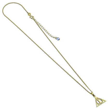 Colgante dorado Deathly Hallows de Harry Potter con cadena - 2