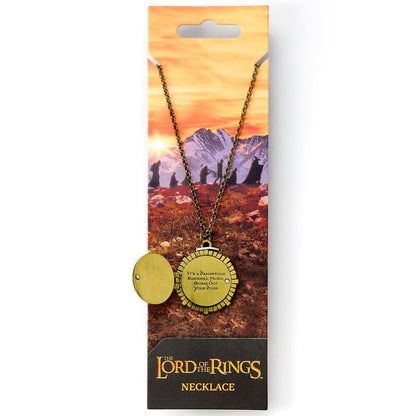 Colgante Puerta Hobbit de El Señor de los Anillos con diseño verde y dorado - 2