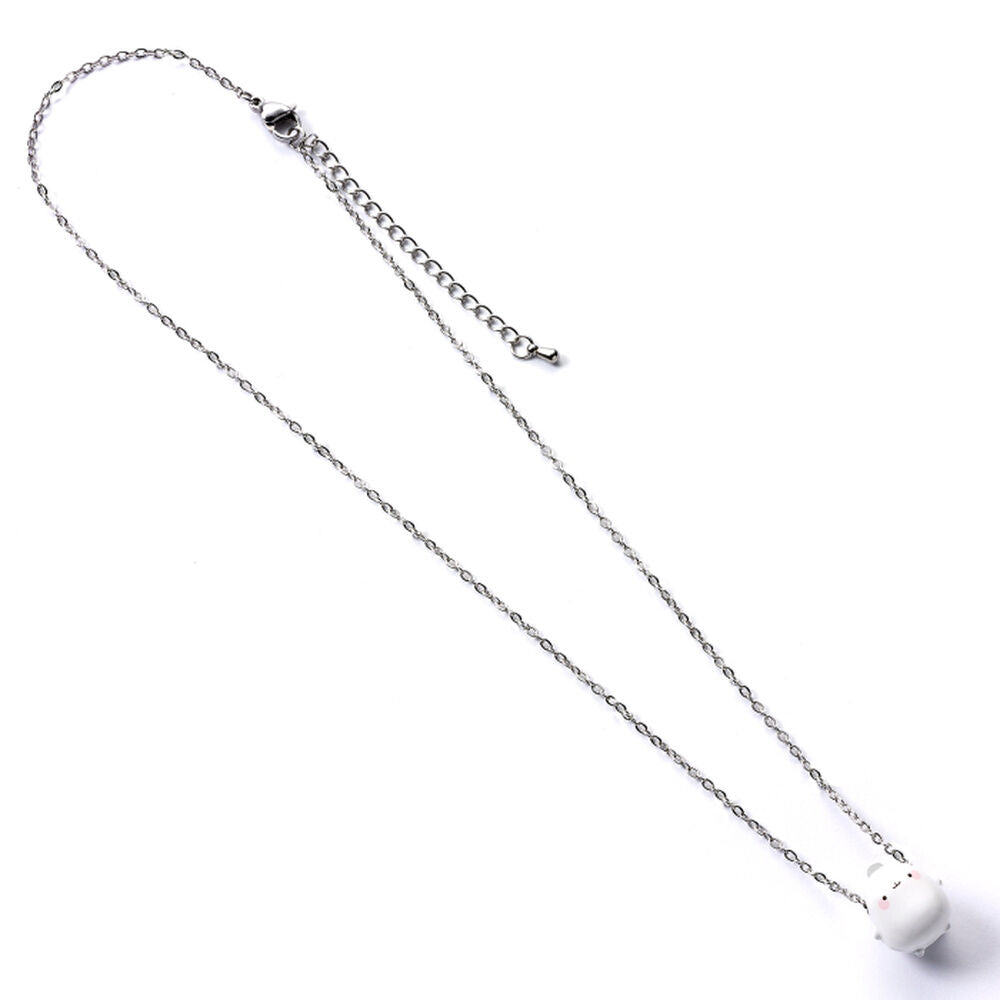 Colgante charm 3D de Molang con figura blanca - 2