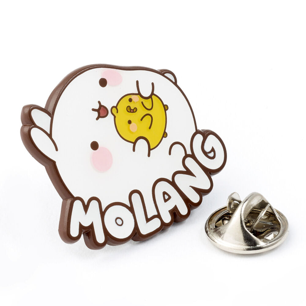 Pin del logo de Molang con Piu Piu - 2
