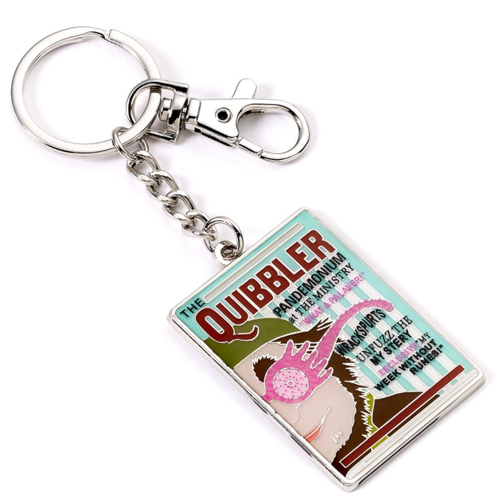 Llavero The Quibbler de Harry Potter con placa rectangular y mosquetón - 2