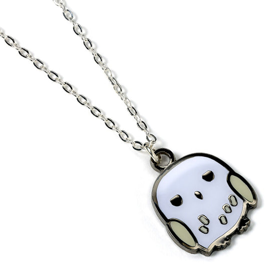 Colgante de Hedwig de Harry Potter con cadena plateada - 2