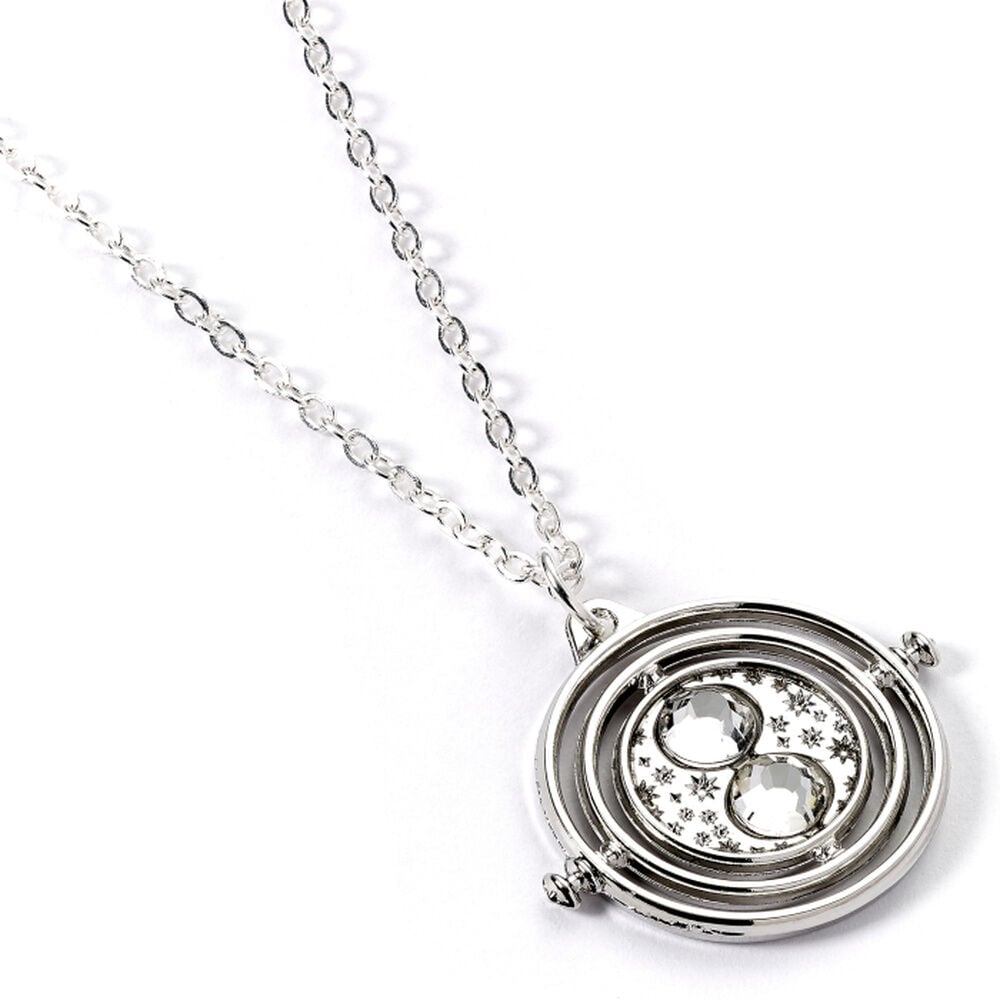 Colgante Giratiempos Harry Potter plateado con cadena - 2