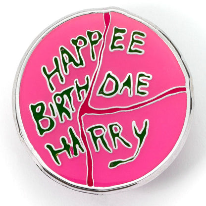 Pin circular rosa Happee Birthdae Harry de Harry Potter - 2