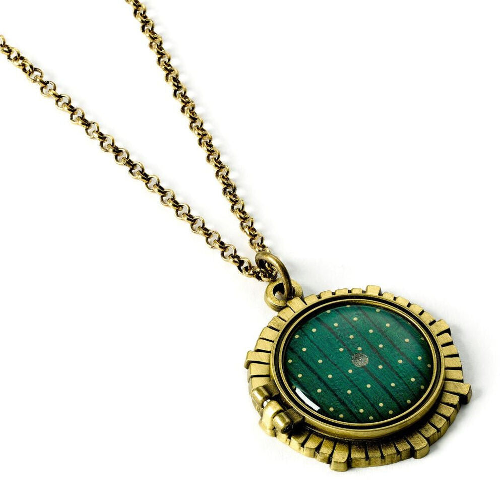 Colgante Puerta Hobbit de El Señor de los Anillos con diseño verde y dorado - 3
