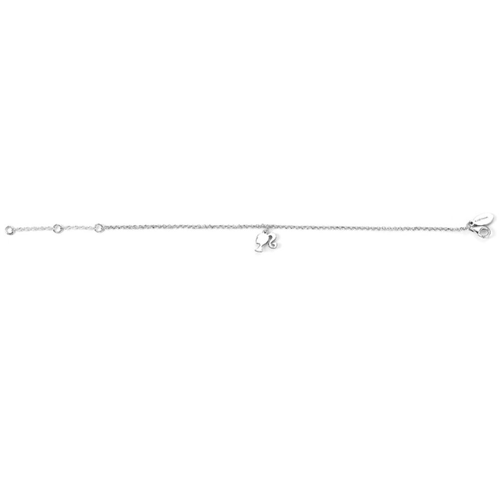 Pulsera Barbie Silhouette de plata 925 con colgante de silueta Barbie - 3