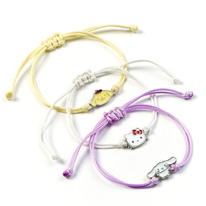 Set de tres pulseras Hello Kitty & Friends con Hello Kitty, Cinnamon Roll y Pompompurin - 3