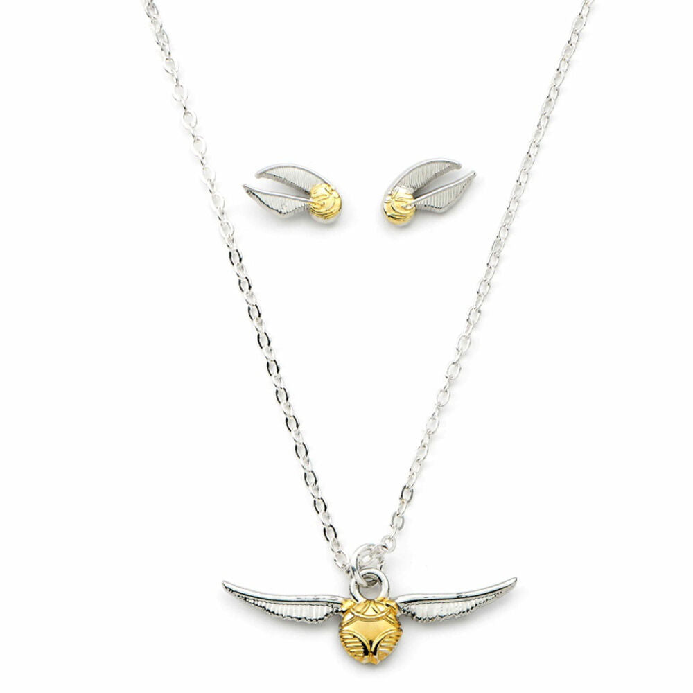 Set Harry Potter con colgante Golden Snitch y pendientes - 3