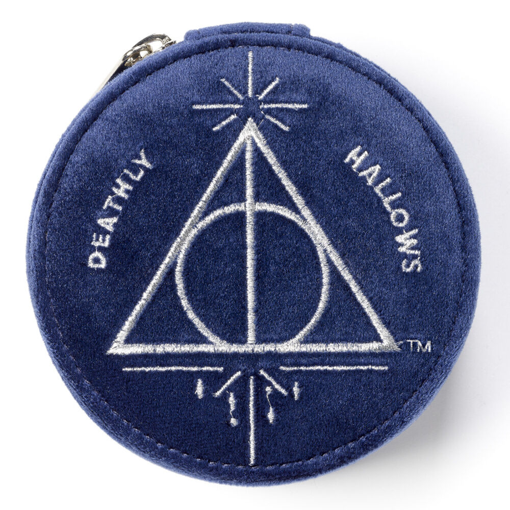 Joyero azul de Harry Potter Deathly Hallows con símbolo de las Reliquias de la Muerte - 3