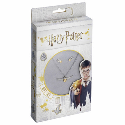 Set Harry Potter con colgante Golden Snitch y pendientes - 4