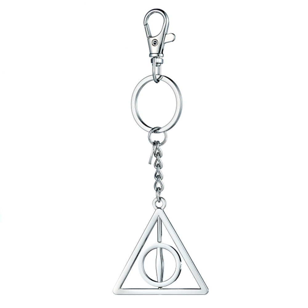 Llavero giratorio plateado de las Reliquias de la Muerte de Harry Potter - 4