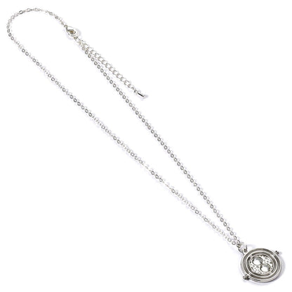 Colgante Giratiempos Harry Potter plateado con cadena - 4