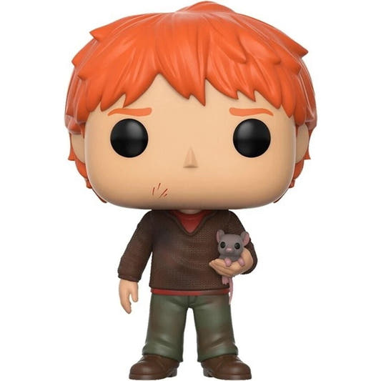 Figura Funko POP! de Ron Weasley con Scabbers
