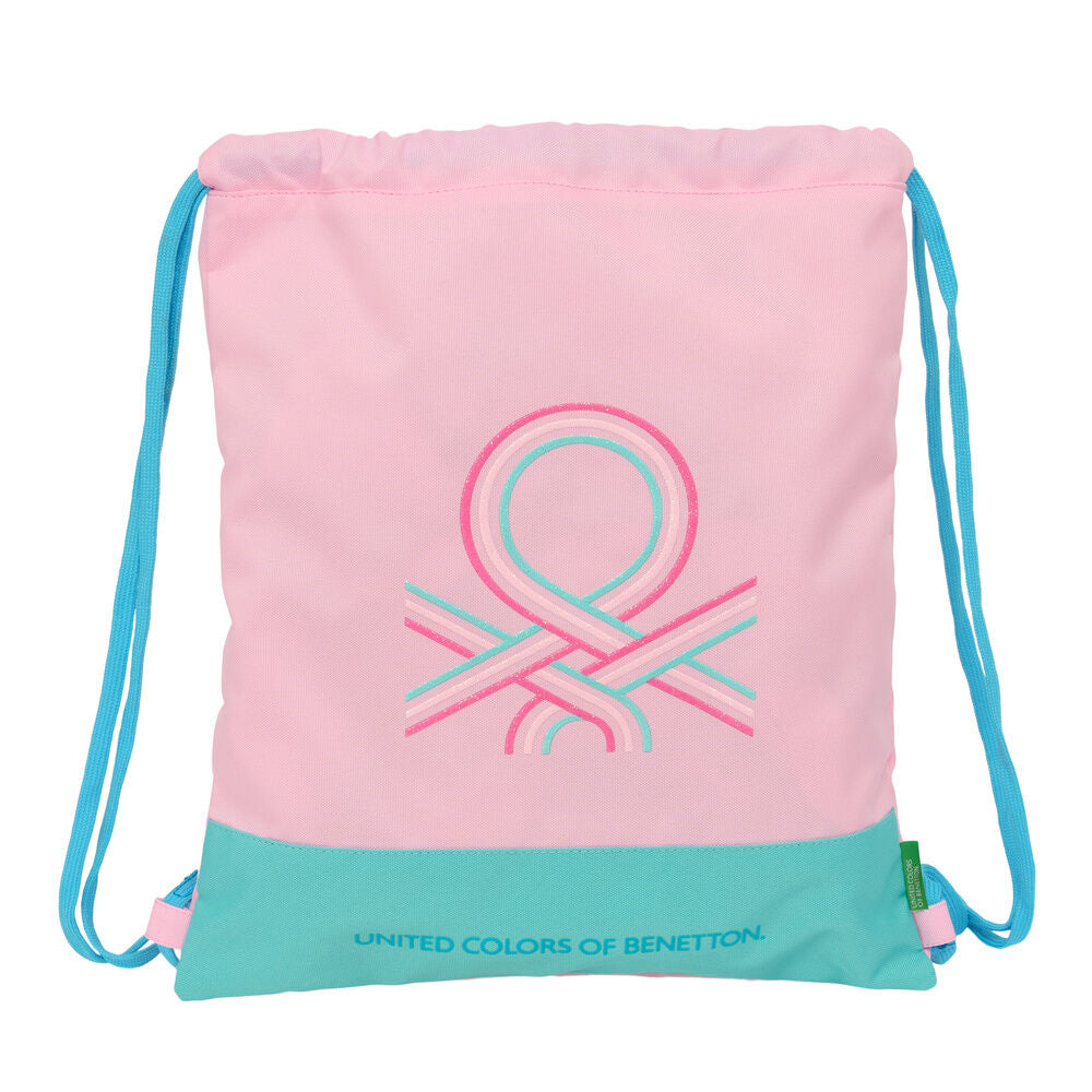 Saco Dolce SAFTA rosa y turquesa de United Colors of Benetton