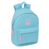 Mochila portátil celeste Benetton de 41 cm