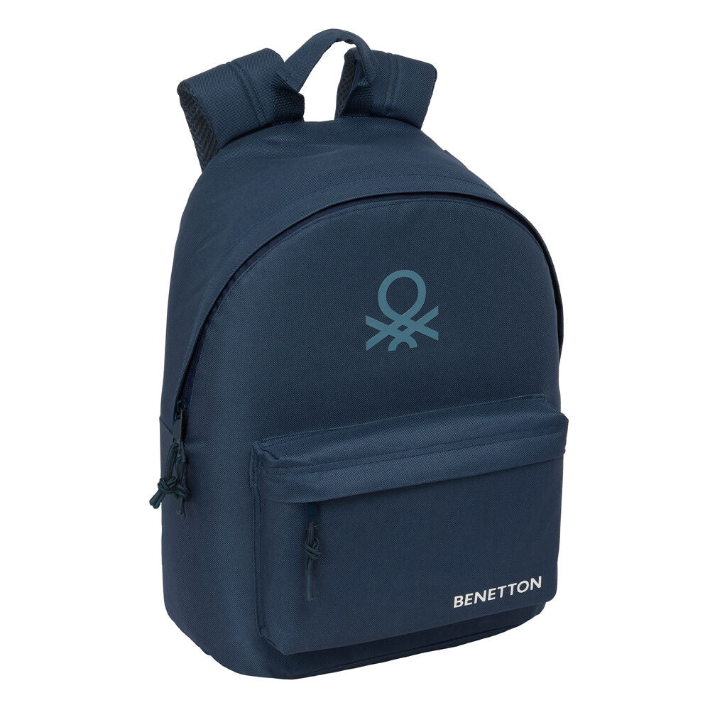 Mochila Benetton antracita para portátil de 14,1 pulgadas