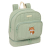 Mochila portameriendas SAFTA Zorrito verde claro