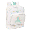 Mochila portameriendas SAFTA de unicornios en tonos pastel