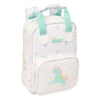 Mochila SAFTA de unicornio de 28 cm en tonos pastel