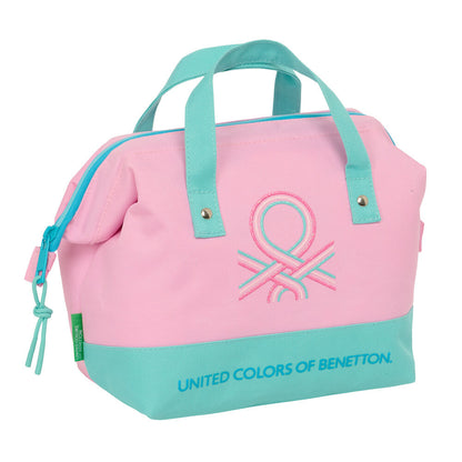 Neceser Dolce United Colors of Benetton rosa y turquesa