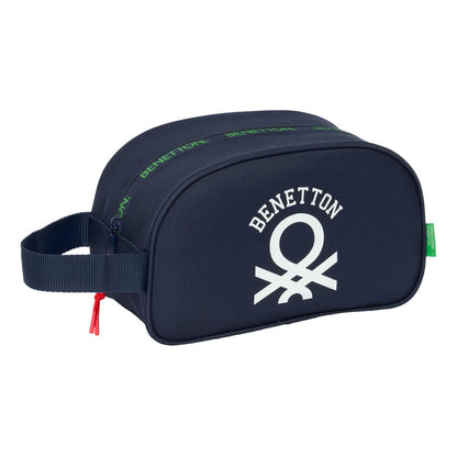 Neceser Together Benetton azul marino con asa lateral