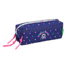 Portatodo triple Drop Benetton azul marino con gotas multicolor