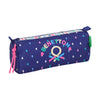 Portatodo Drop Benetton azul marino con gotas multicolor