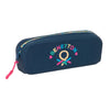 Portatodo Drop Benetton azul marino con logotipo multicolor