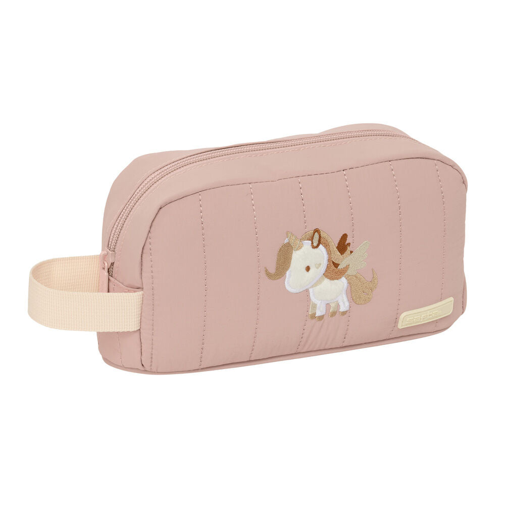 Bolsa de merienda térmica rosa SAFTA con unicornio