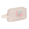 Portadesayunos térmico rosa SAFTA con diseño de mariposa