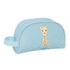 Neceser azul claro SAFTA Dreams La Girafa Sophie con estampado de jirafa