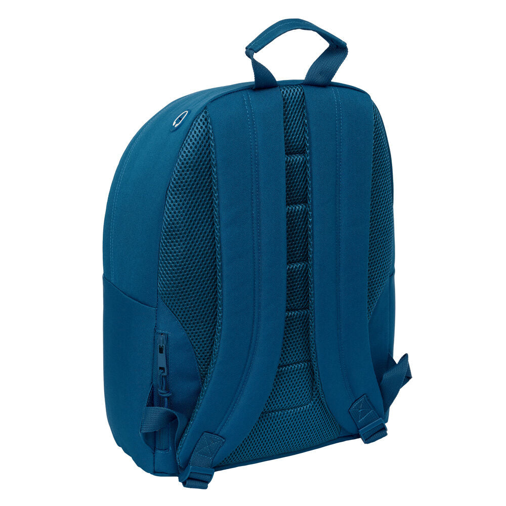Mochila Benetton azul marino con compartimento frontal - 2