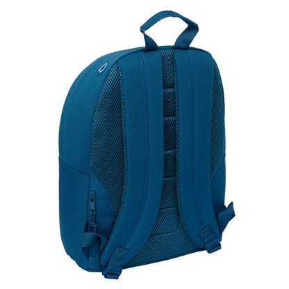 Mochila Benetton azul marino con compartimento frontal - 2