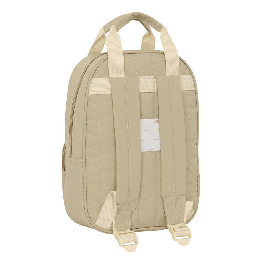 Mochila escolar SAFTA beige de 28 cm con motivo de león - 2