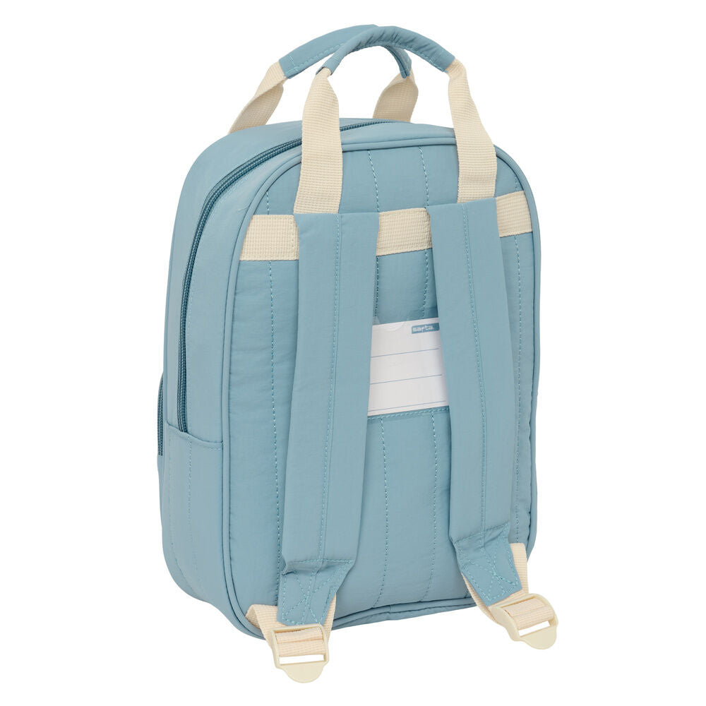 Mochila escolar SAFTA azul claro con diseño de elefante - 2