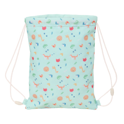 Saco Pandi SAFTA verde agua con animales Animal Crew - 2