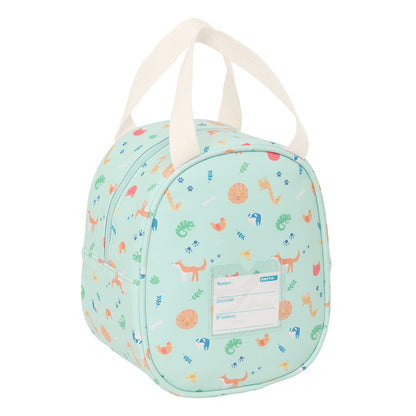 Neceser térmico Pandi SAFTA verde menta con estampado de animales - 2