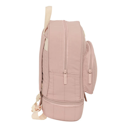 Mochila portameriendas rosa SAFTA con unicornio bordado - 3