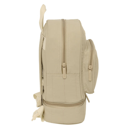 Mochila portameriendas beige SAFTA con motivo de león - 3