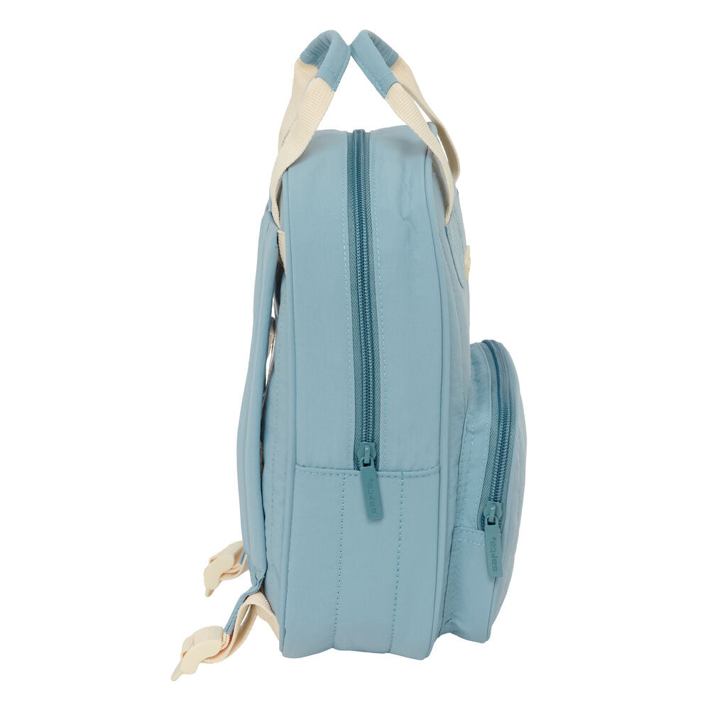 Mochila escolar SAFTA azul claro con diseño de elefante - 3