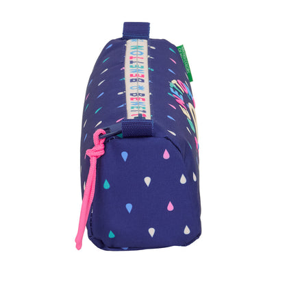 Portatodo Drop Benetton azul marino con gotas multicolor - 3