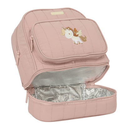 Mochila portameriendas rosa SAFTA con unicornio bordado - 4