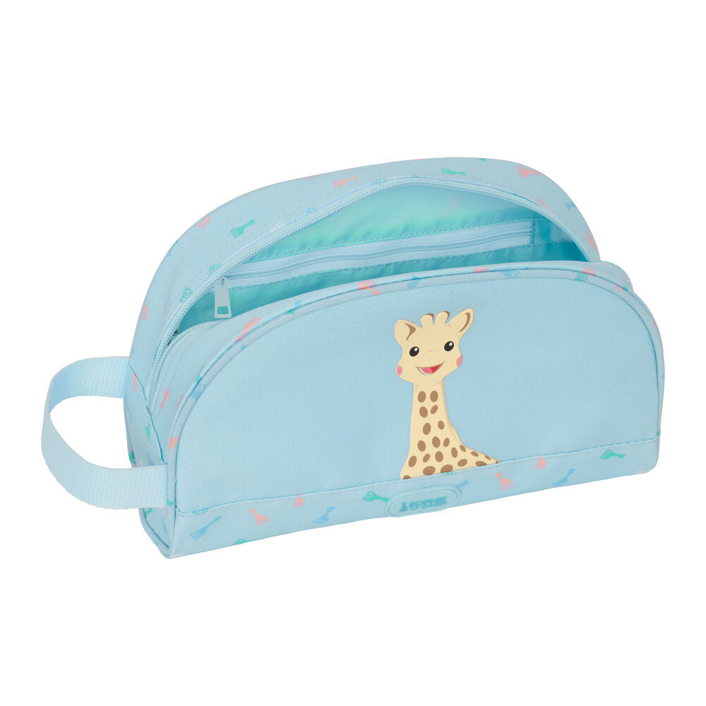 Neceser azul claro SAFTA Dreams La Girafa Sophie con estampado de jirafa - 4