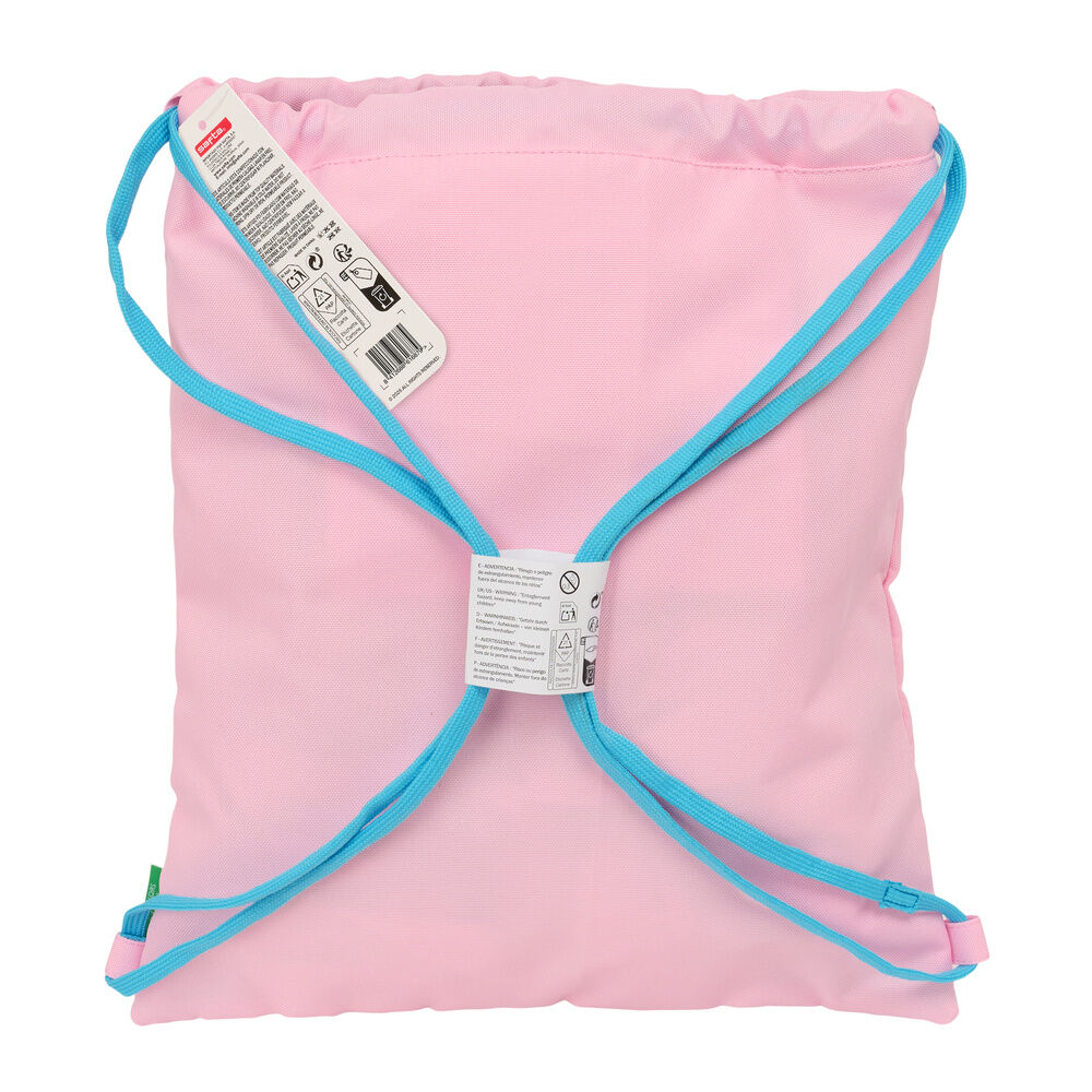 Saco Dolce SAFTA rosa y turquesa de United Colors of Benetton - 5