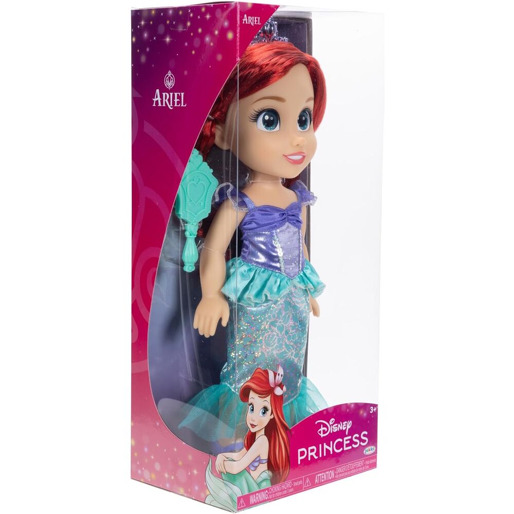 Muñeca Ariel de La Sirenita Disney de 38 cm con vestido morado y turquesa - 3