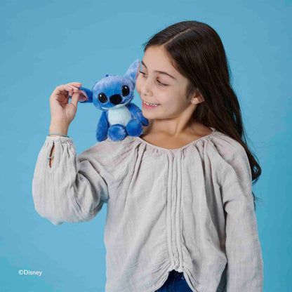 Peluche de hombro Stitch Disney azul de 12 cm - 6
